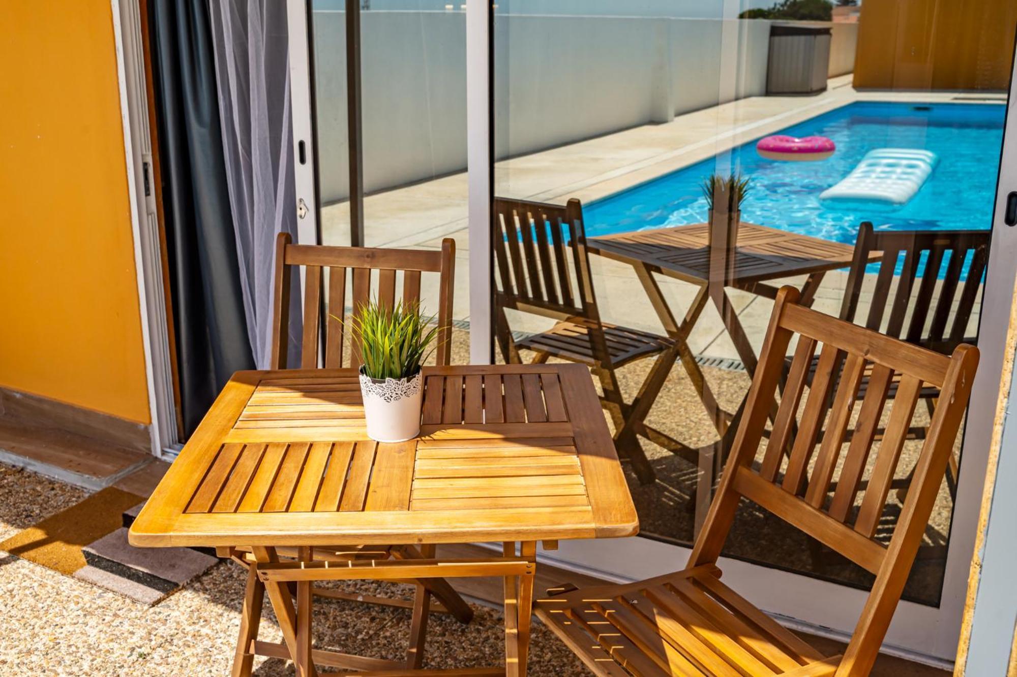 Ferienwohnung Wake Up With The Sea Breeze- House With Pool Ap1 Lavra Exterior foto